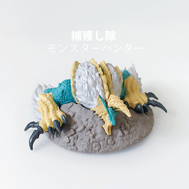 Bandai Monster Hunter Capture Team 2 Tư thế ngủ Thunder Wolf Dragon Monster Gashapon Collection Mô h
