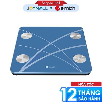 Cân Điện Tử Sức Khỏe Elmich ESE0688, Hàng Chính Hãng, Mặt Kính Chịu Lực Đến 180kg - JoyMall