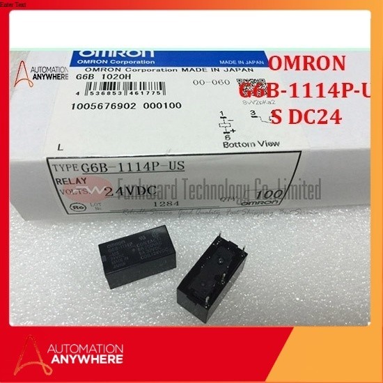 RƠ LE G6B-1114P-US RELAY 24VDC 5A 4 chân