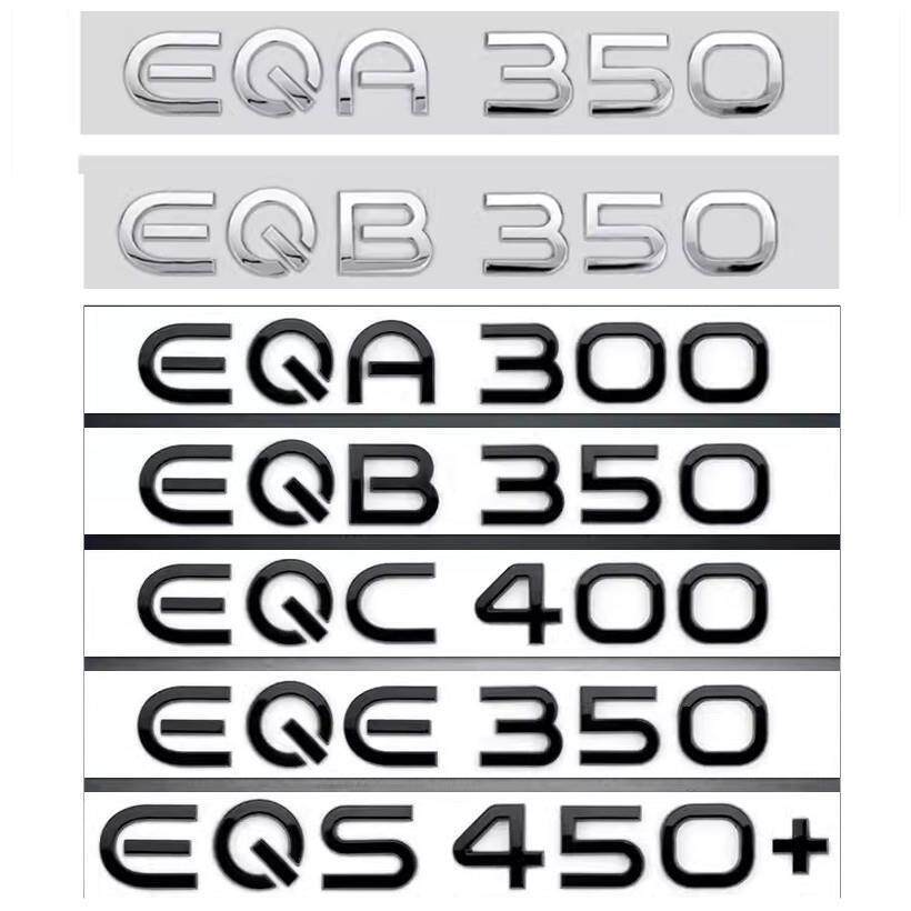 Nhãn Xe Mercedes-Benz Sửa Đổi EQE53 EQS53 EQB350EQC400 EQS450 EQA260 Nhãn Dán Nhãn Đuôi