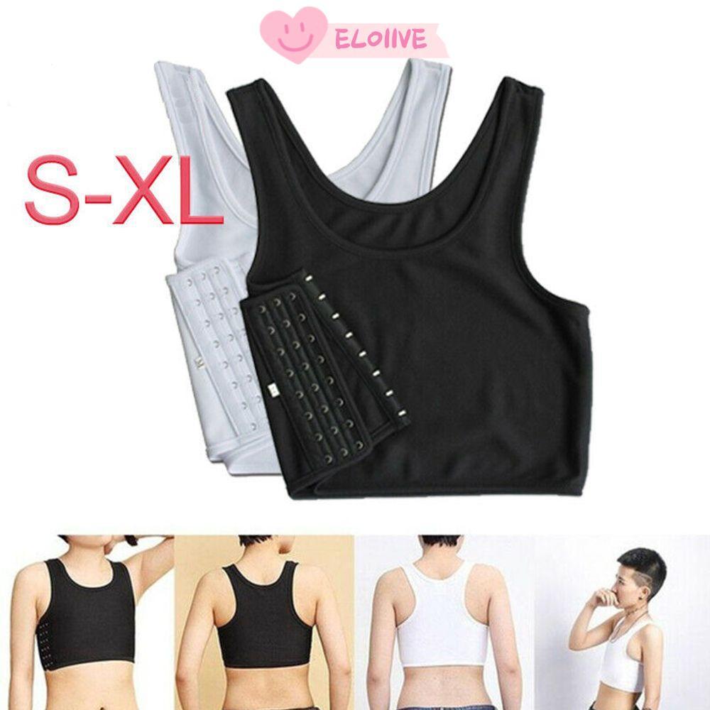 ELO11VE Corset Quần Lót Xe Tăng Áo Ngực Chất Kết Dính Đồng Tính Nữ Tomboy