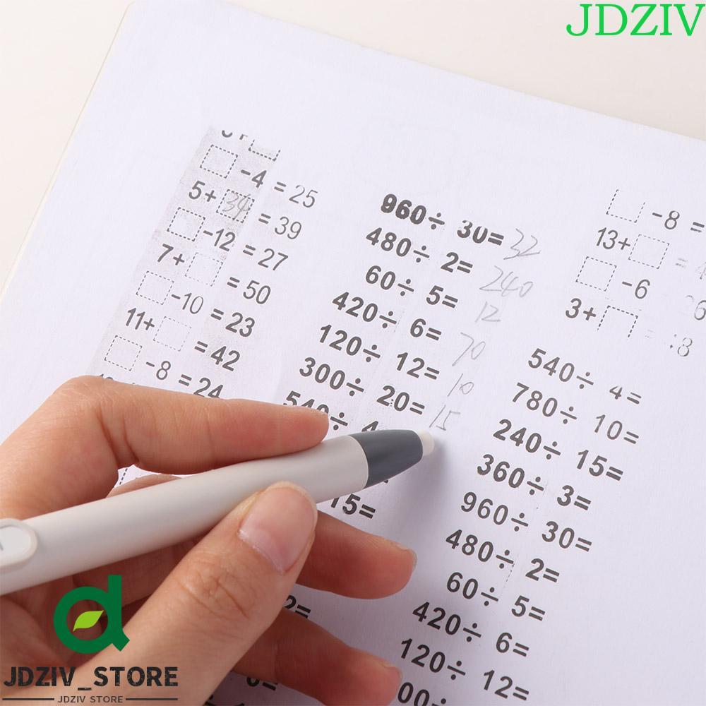 JDZIV Press Pencil Eraser, Pen Style Writing Retractable Eraser, Creative Correction Hiệu quả Wiping
