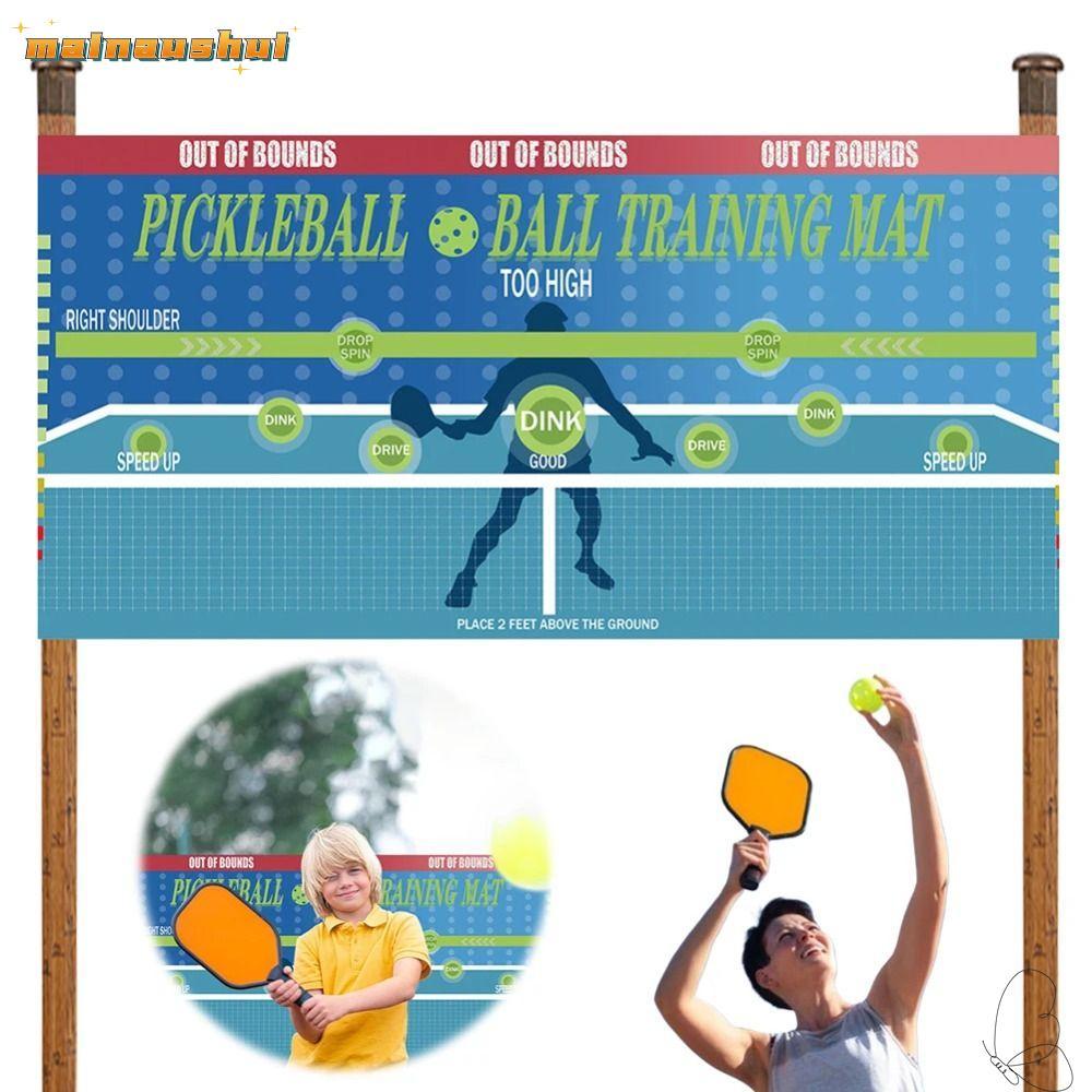 MAINAUSHUI Pickleball Dink Wall Pad, Poster Mat Master Tập thể dục Pickleball Practice Pads, Đào tạo