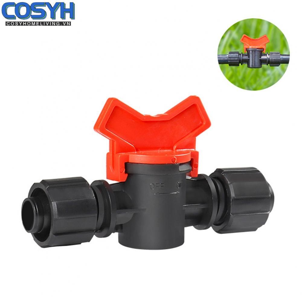<cosyh>Control Valves 4x PE Pipe Ball Valve Garden Watering Industrial Irrigation
