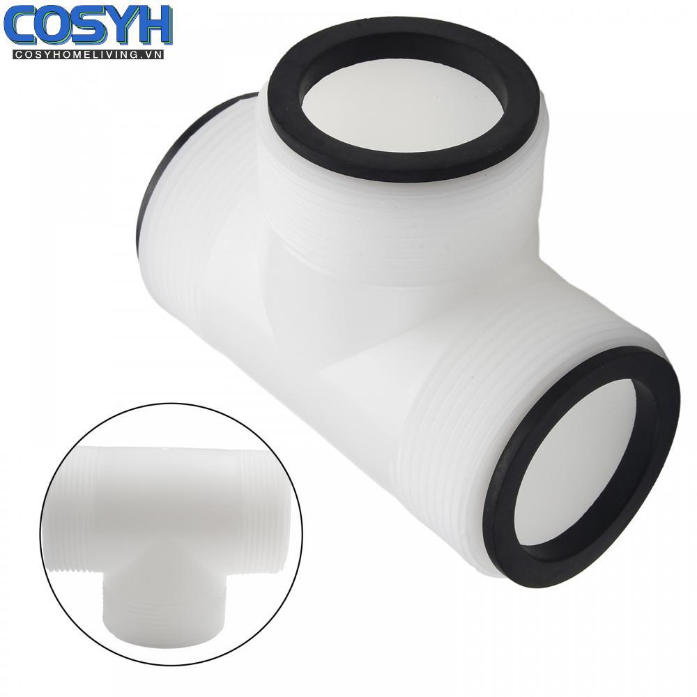 <cosyh>Convenient Pool Pump Hose Tee Connector 1 5 size Compatible with Various Brands