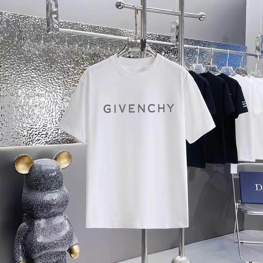 GIVENCHY / GIVENCHY 2026 Áo thun ngắn tay cổ tròn cổ điển dành cho nam nữ Áo thun in hình hàng ngày 