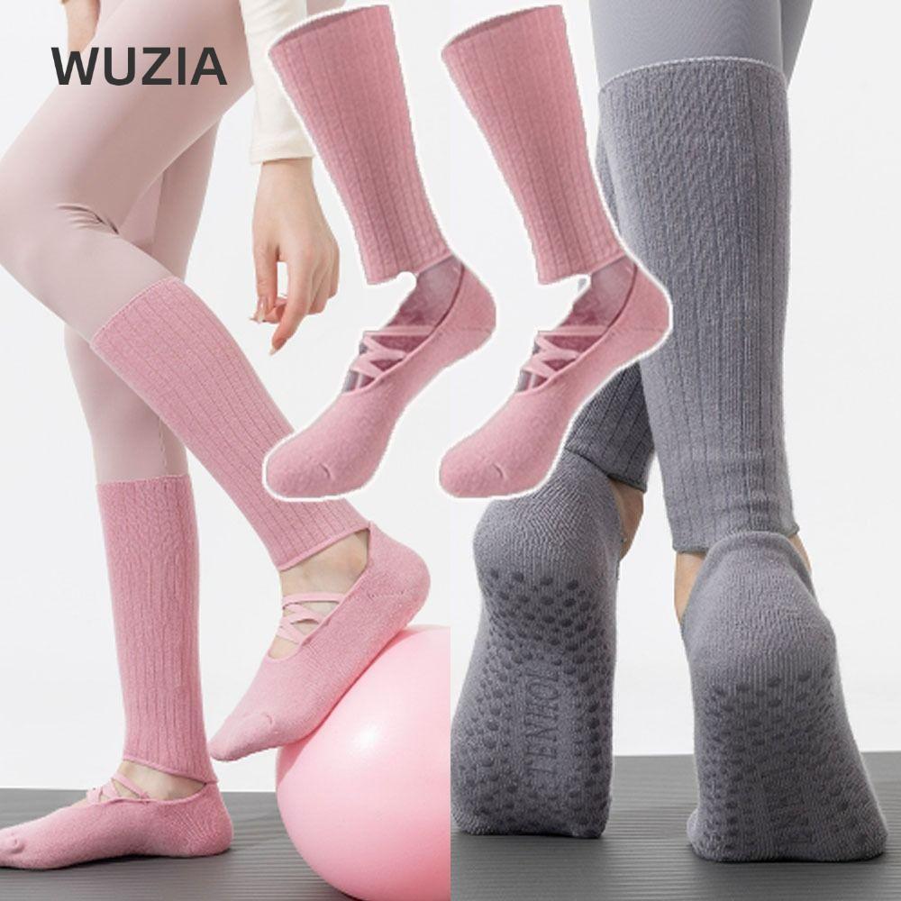 Tất WUZIA Pilates, Tất tập Yoga thoáng khí thấm mồ hôi, Tất chống trượt thông thường Harajuku Street
