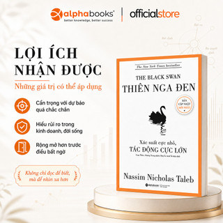 Sách - Thiên Nga Đen: Xác Suất Cực Nhỏ, Tác Động Cực Lớn - Nassim Nicholas Taleb (Alpha Books)