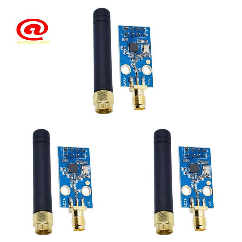 Mô-đun không dây CC1101 với Mô-đun thu phát không dây Ăng-ten SMA để tăng cường tín hiệu 3 bộ