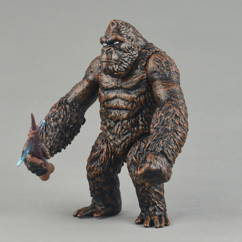 Cửa hàng được đề xuất ~ King of Monsters War King Kong Skull Island Toys Chimpanzee Model Soft Rubbe