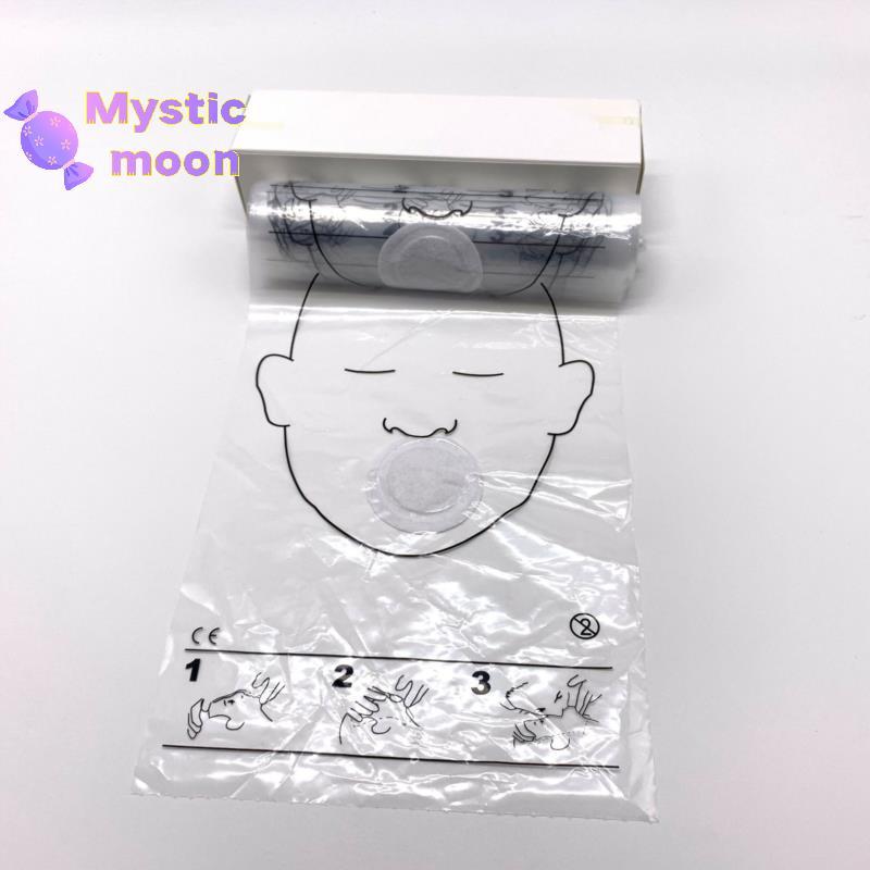[Mystic] 36 Cái / Cuộn Mặt nạ hồi sức CPR Tấm chắn mặt CPR cho Bộ sơ cứu huấn luyện CPR [Mới]