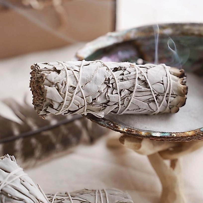 Xô Thơm (White Sage) Thanh Tẩy Bài Tarot & Làm Sạch Đá Phong Thủy l XÔ THƠM THANH TẨY