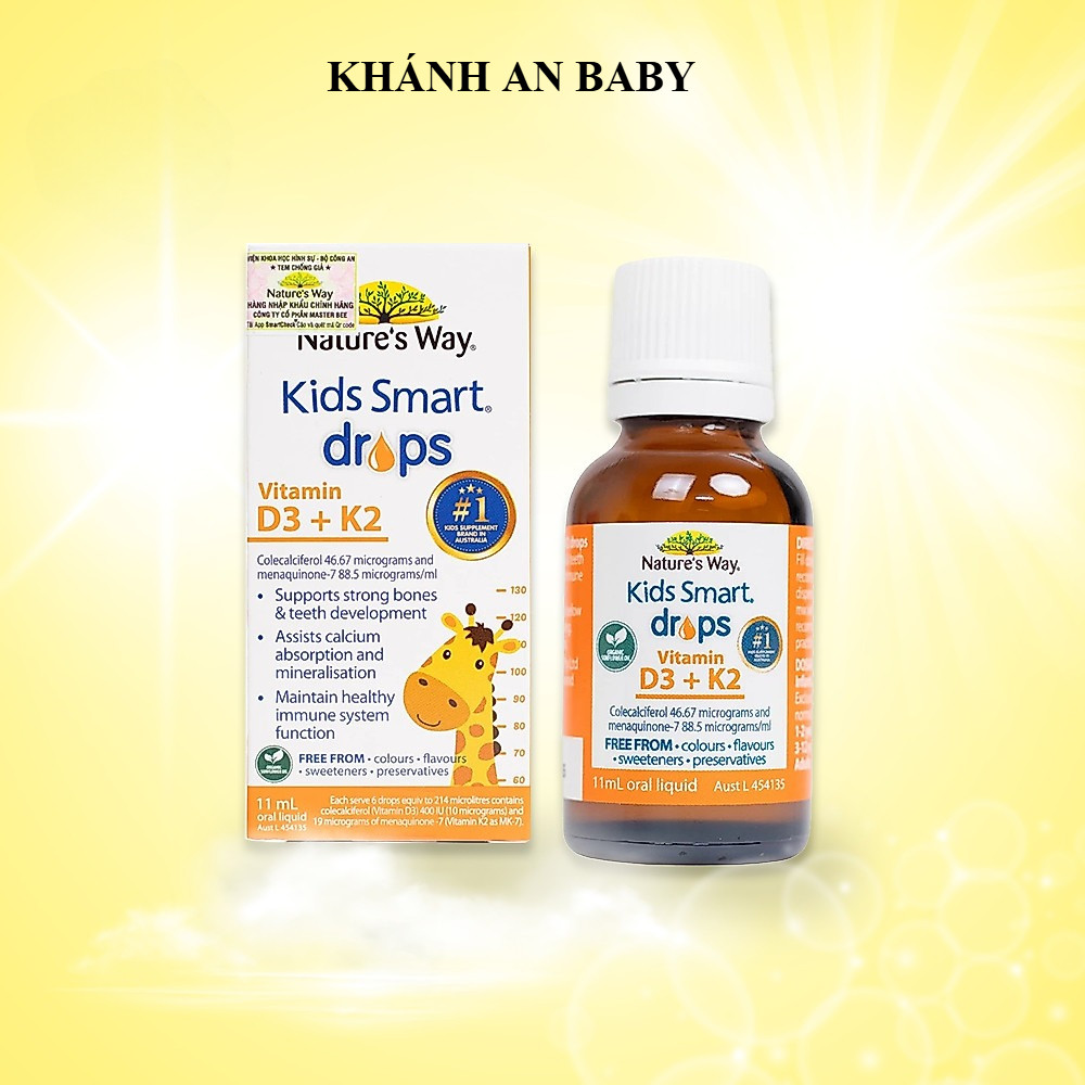 Vitamin D3k2 Organic Nature's Way, D3K2 Cho Trẻ Sơ Sinh - KHÁNH AN BABY
