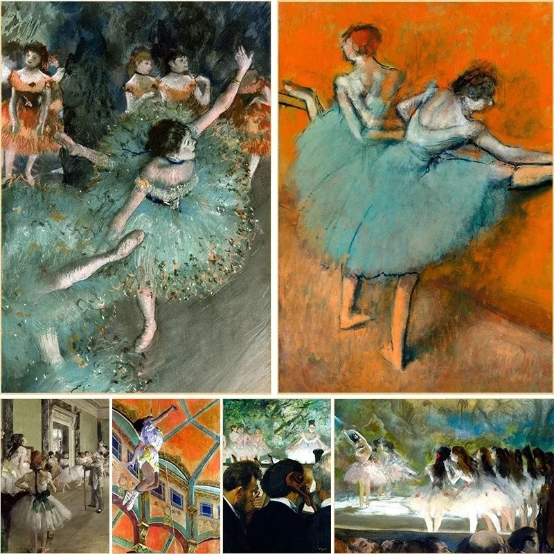 Ấn Tượng Edgar Degas Nghệ Thuật Swaying Vũ Công Ba Lê Poster In Tranh Canvas Nghệ Thuật Treo Tường C