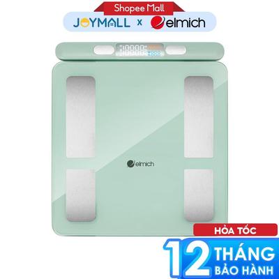 Cân Sức Khỏe Điện Tử Elmich ESE9173, Hàng Chính Hãng, Màn LCD, Có Tay Cầm, Mặt Kính Chịu Lực-JoyMall