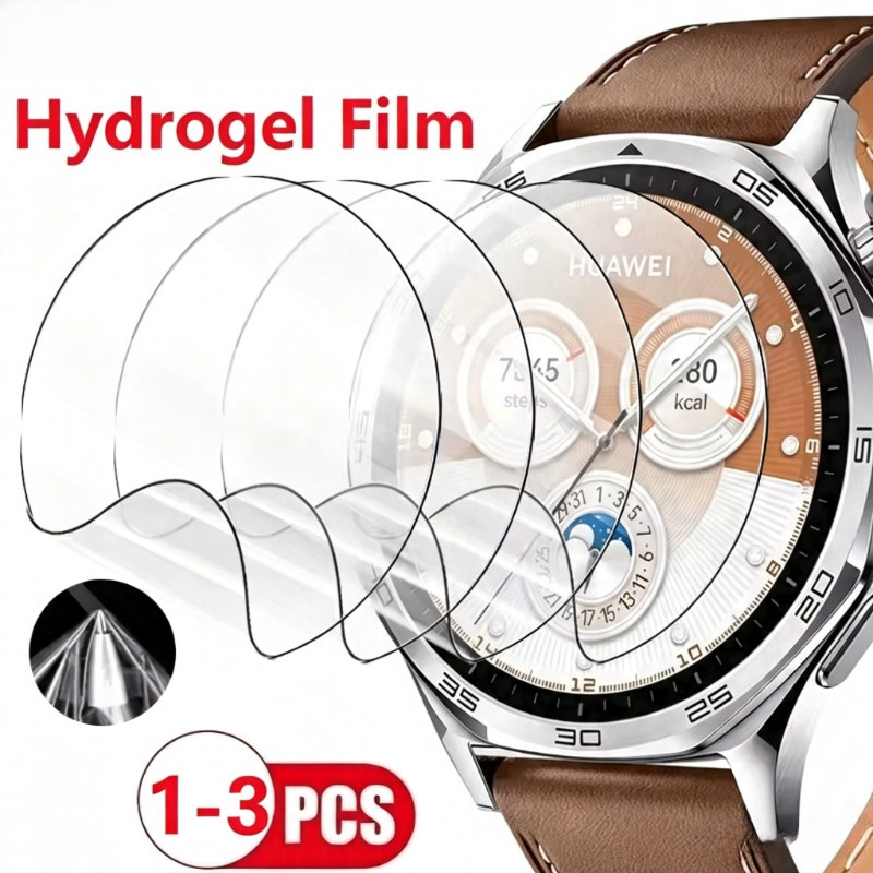 1-3 Chiếc Full Cover Hydrogel Cho Colmi V68 M42 M40 HD Trong Suốt Đồng Hồ Bảo Vệ Màn Hình Cho Colmi 