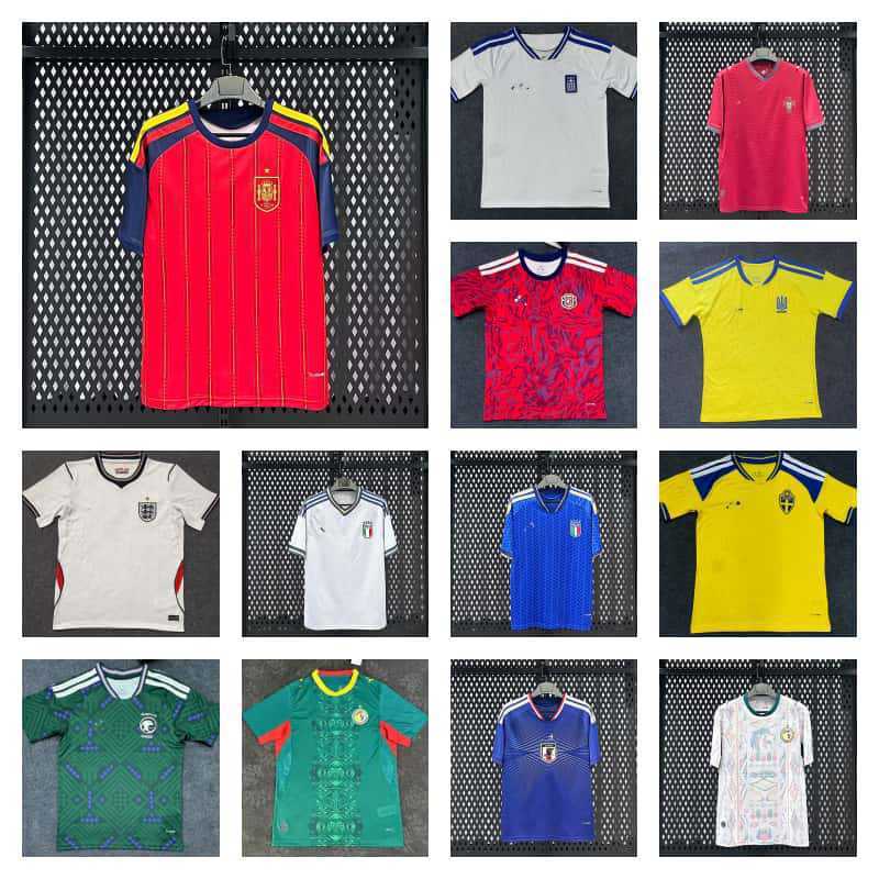 Áo bóng đá phát hành World Cup Tây Ban Nha Pháp Brazil Đức Jersey Argentina Jersey Team England