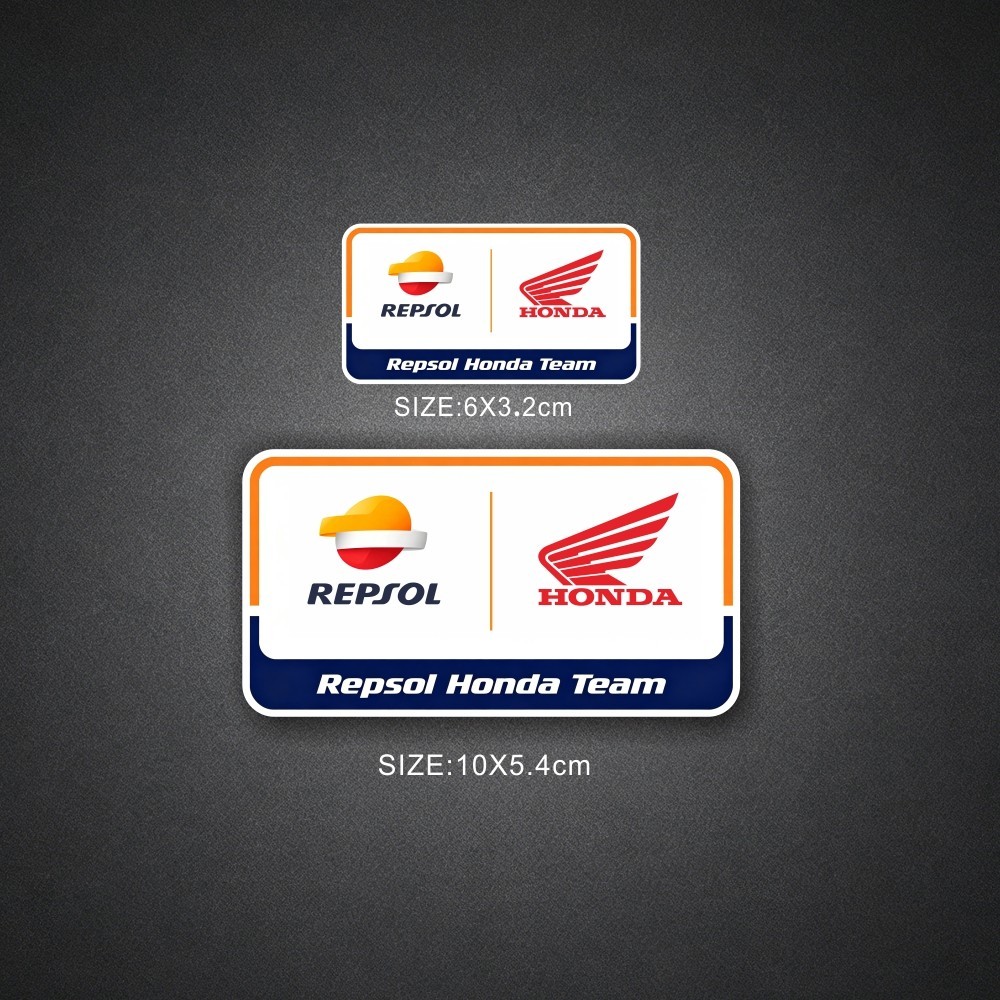 Repsol Honda Team Honda Team Phản Quang Miếng Dán Honda Bình Nhiên Liệu Mũ Bảo Hiểm Trang Trí Miếng 