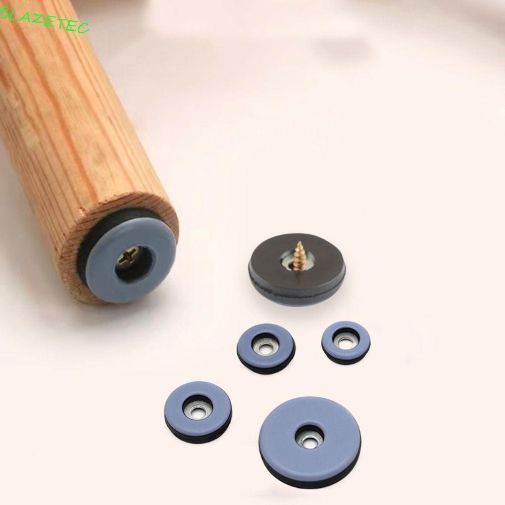 BLAZETEC Tấm Bảo Vệ Sàn Ghế Chân Mover 8 Chiếc Đồ Nội Thất Chân Thanh Trượt Có Vít Ghế Sofa Thảm Nội