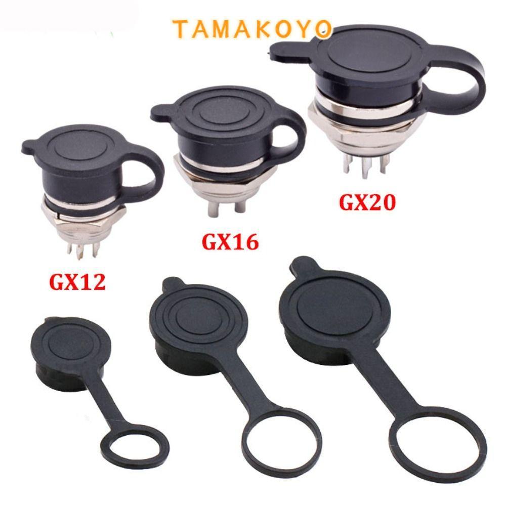 Mũ chống bụi TAMAYO GX12 GX16 GX20, Vỏ ổ cắm tròn hàng không chống nước GX12 GX16 GX20, Vỏ đầu nối c