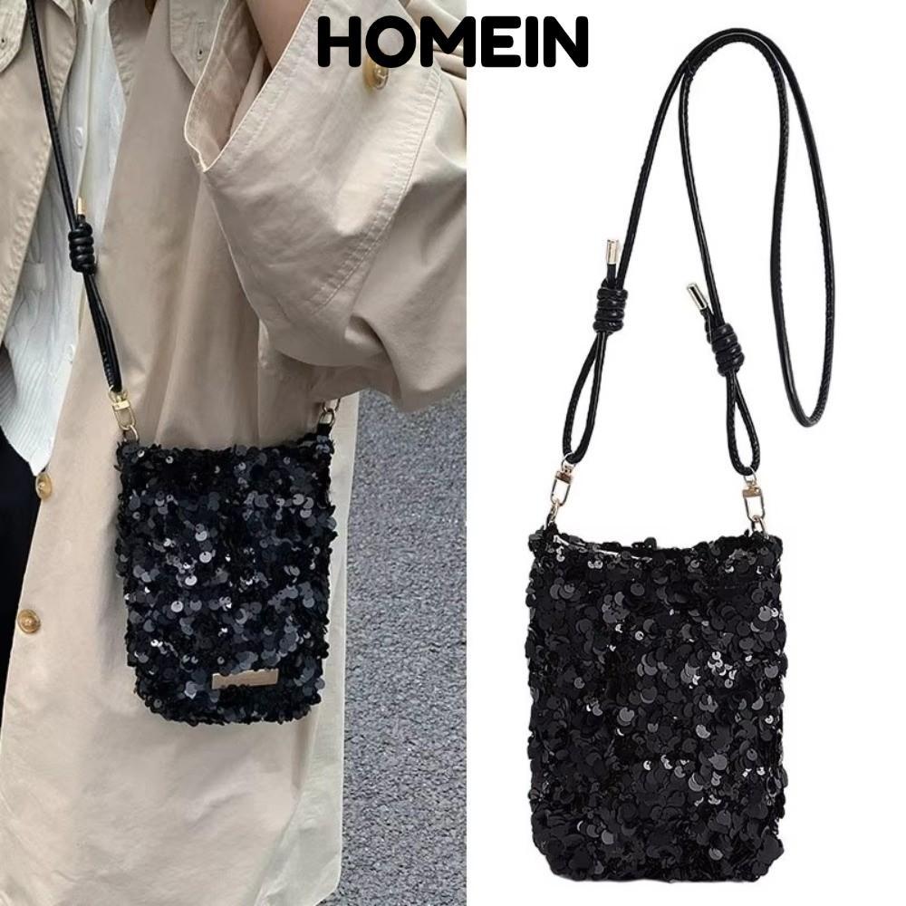 Túi đeo vai Mini sequin HOMEIN, Túi đeo chéo Bling Bling Bling, Túi xách và ví thiết kế thời trang d
