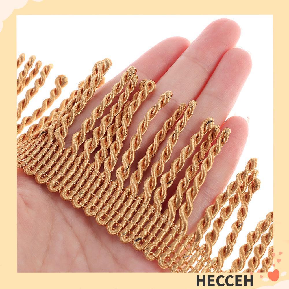 HECCEH Bullion, Bullion Fringe Trim Gold Fringe Trim, DIY Trang Trí Rèm Sofa