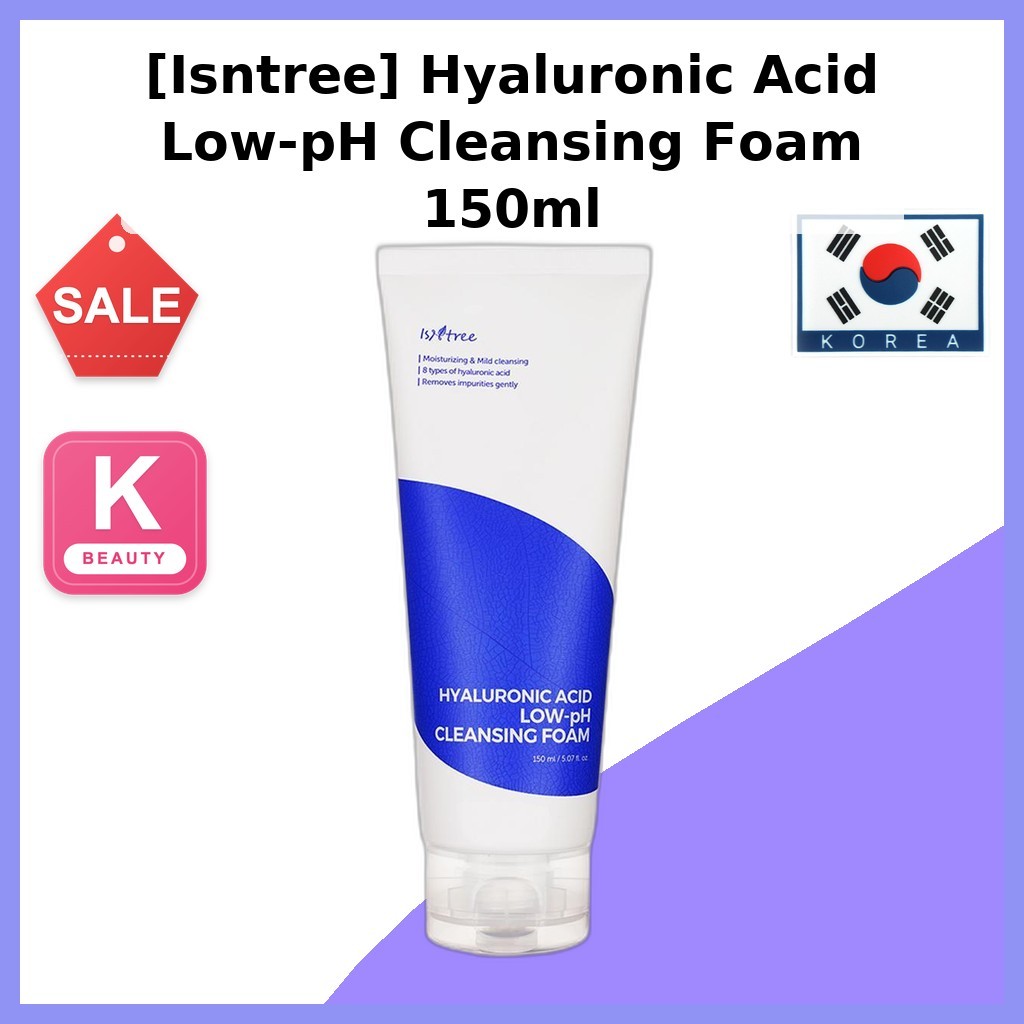 ISNTREE [Istree] Sữa rửa mặt Hyaluronic Acid Low-pH 150ml / Sữa rửa mặt Hàn Quốc / Sữa rửa mặt Low-p