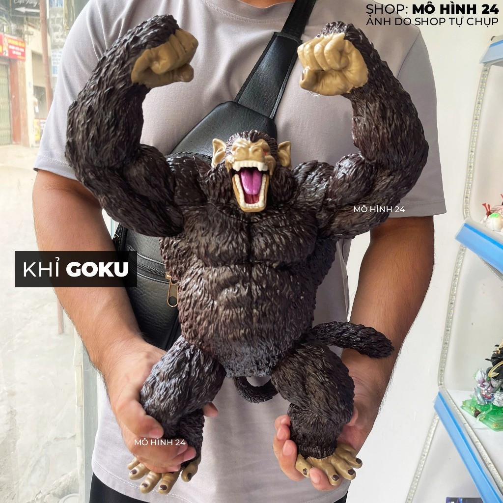 [CÓ SẴN] Mô hình khỉ Goku khổng lồ Oozaru trong  Khỉ nâu hàng đẹp goku Ichiban GT Great Ape Songoku 