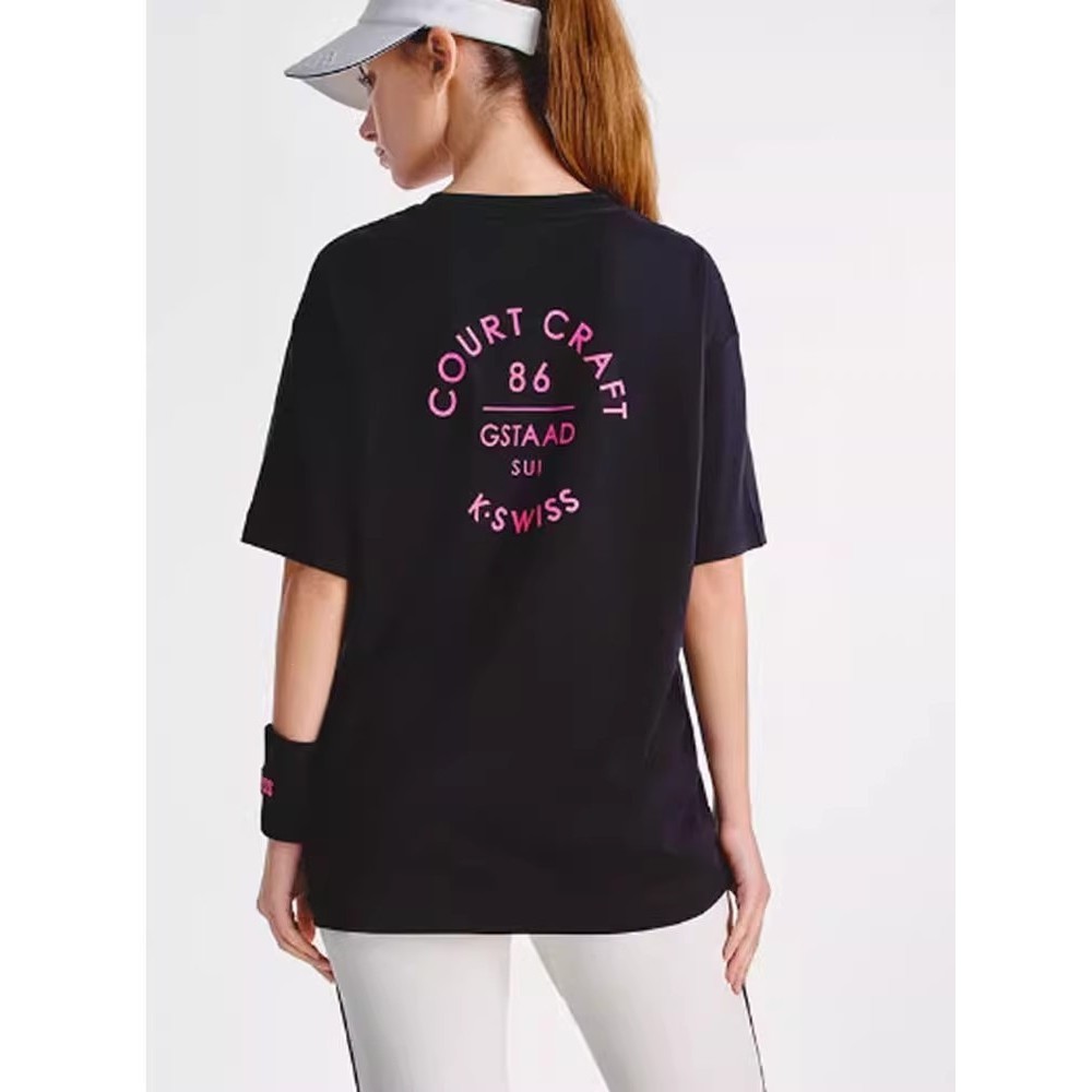 KSWISS Gasway Mới Unisex Bộ Sưu Tập Mùa Hè Áo Thun Cổ Điển Đa Năng Hàng Đầu Còn Hàng 483542