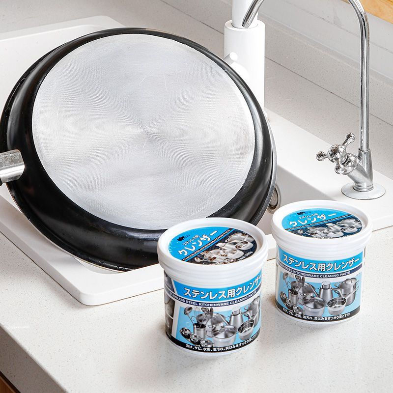 Descaling stainless steel pot bottom to remove burnt residue500g12y New kitchen product Powerful sta