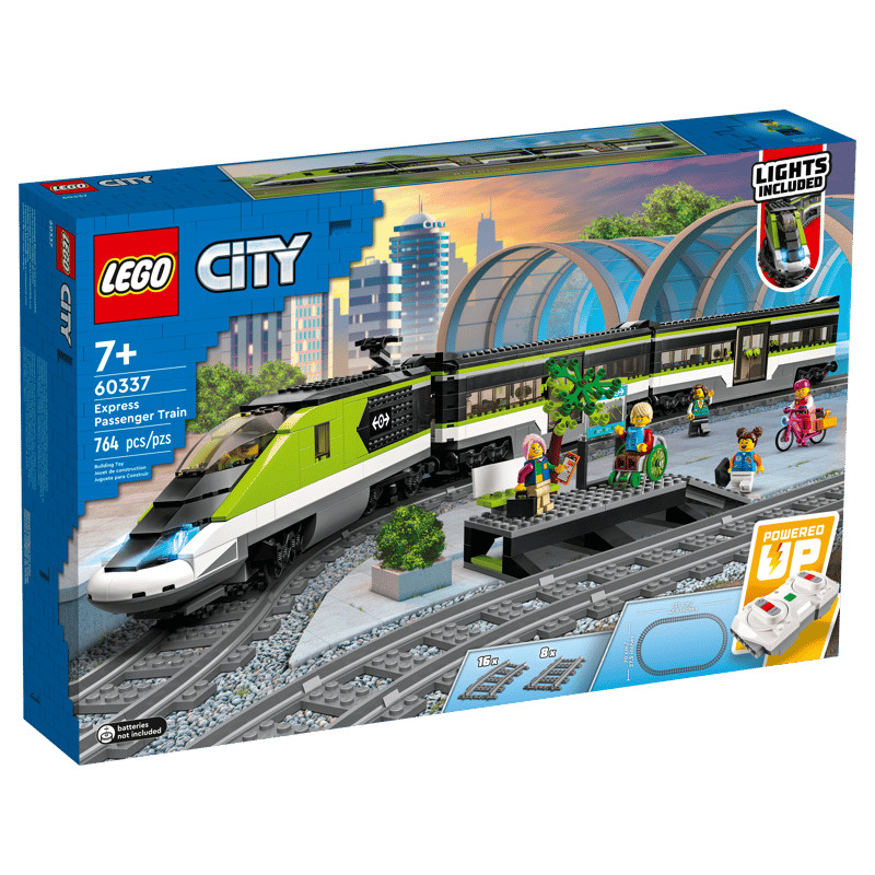 LEGO CITY 60337 Đồ Chơi Lắp Ráp Tàu Siêu Tốc Chở Khách