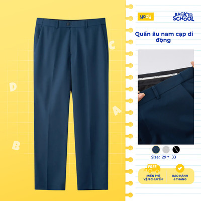 Quần âu nam YODY cạp di động phom Regular, chống nắng, nhả nhăn TRA - MOTR25A142
