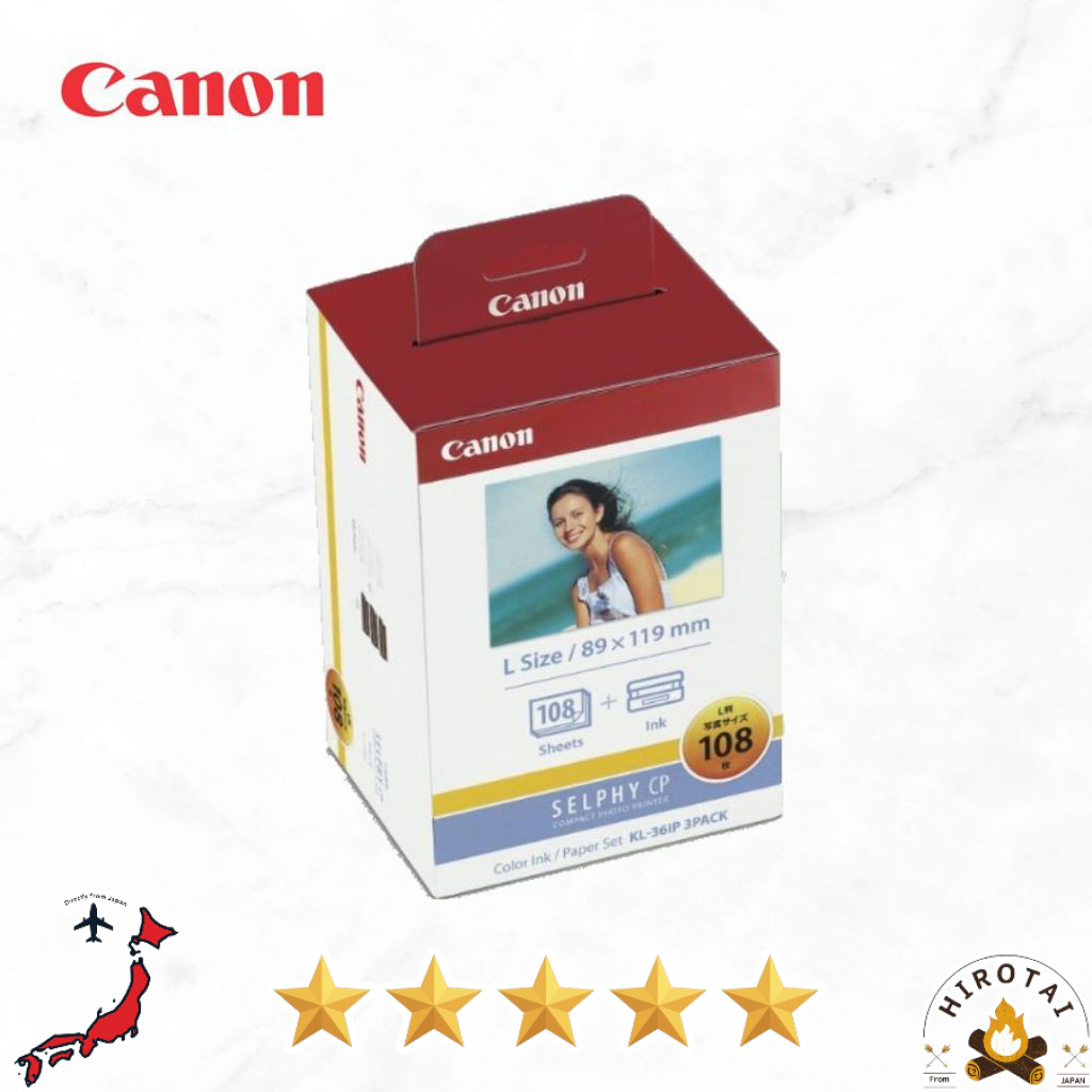 Canon SELPHY CP Series Compact Photo Printer & Color Ink/Paper Set (Card and Standard Sizes)