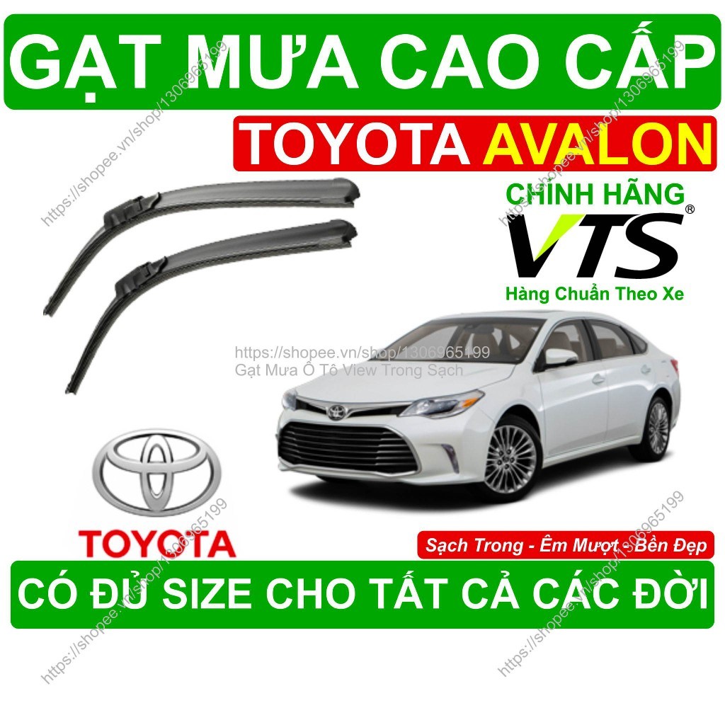 Gạt Mưa Kính Lái Toyota Avalon, Cặp Gạt Mưa Kính Lái Toyota Avalon, Có Đủ Size Cho Các Đời Xe Toyota