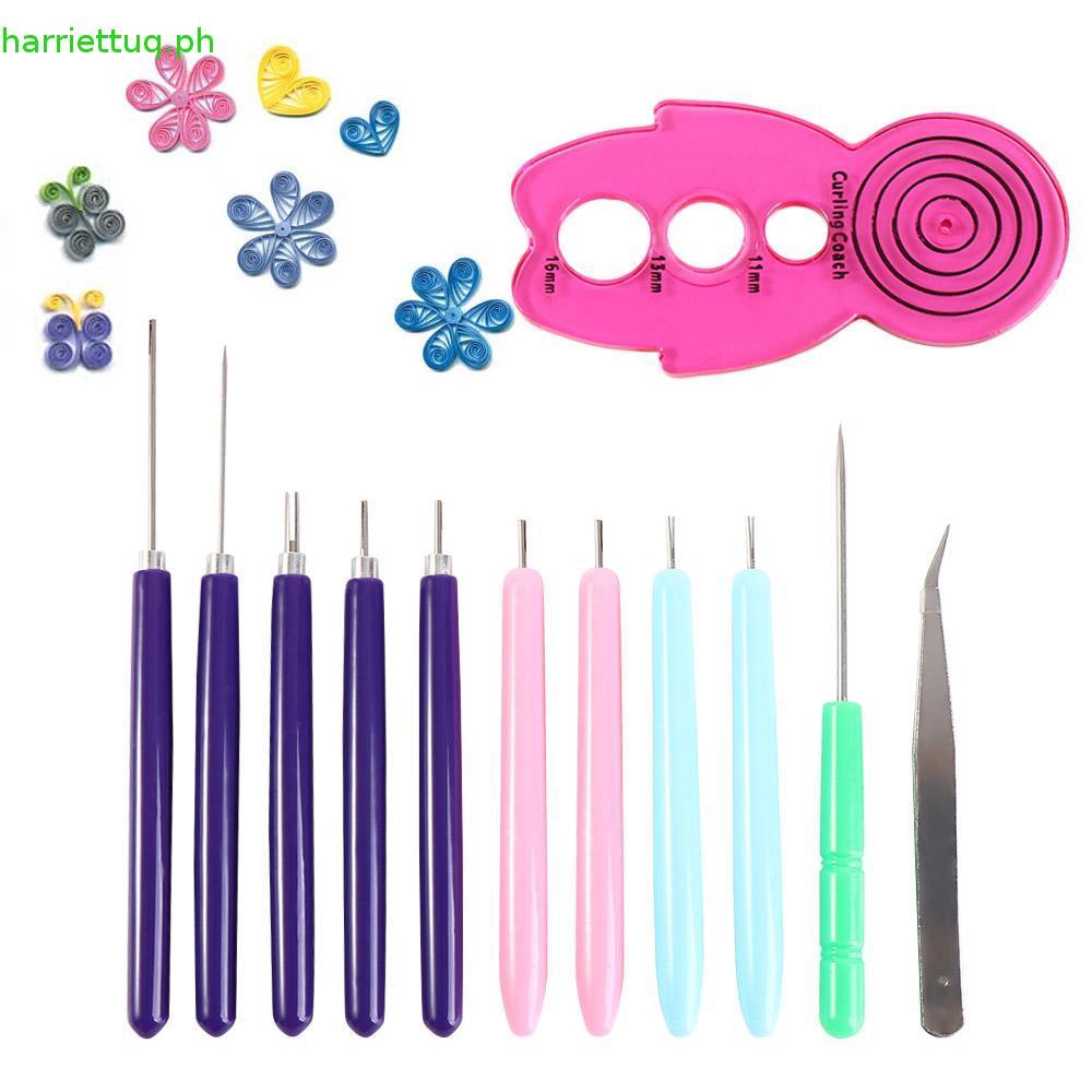 YISEN 12 Bộ Kim Quilling, Giấy Uốn Đa Kích Thước Giấy Quilling Dụng Cụ, Giấy Thủ Công DIY Quilling C