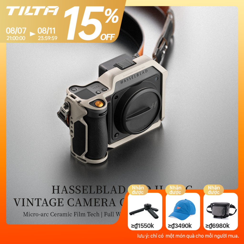 TILTA Hasselblad X2D II 100C Bộ đế lồng máy ảnh cổ điển với bộ bảo vệ camera tấm đế nhanh ARCA