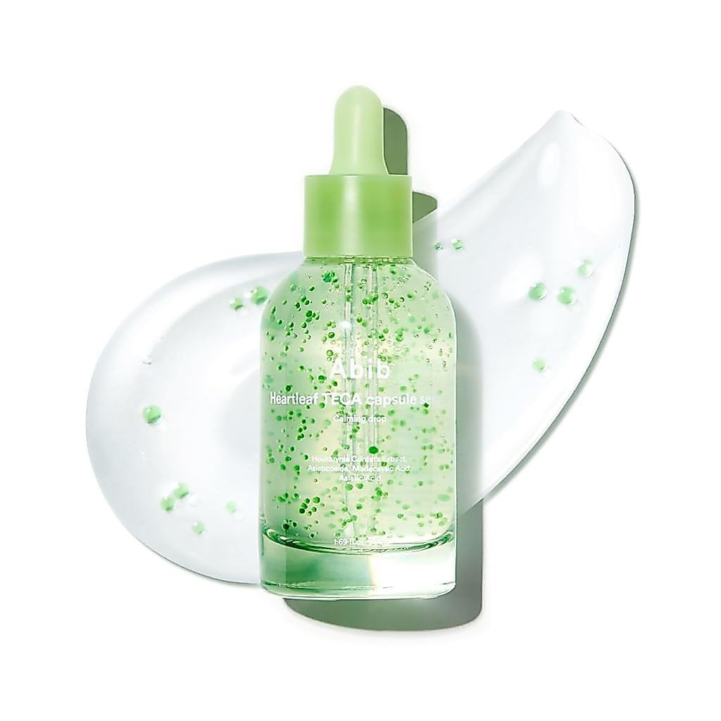 Tinh chất viên nang diếp cá làm dịu da Abib Heartleaf TECA capsule serum Calming drop 50ml