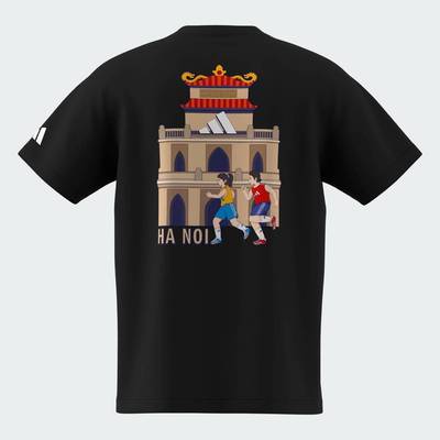 adidas Lifestyle Vietnam Running Tee Unisex Black KH0745
