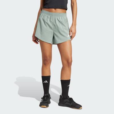 adidas Gym & Training Quần Short 2 Trong 1 Minimal Made for Training AEROREADY Nữ màu xanh lá JN1364
