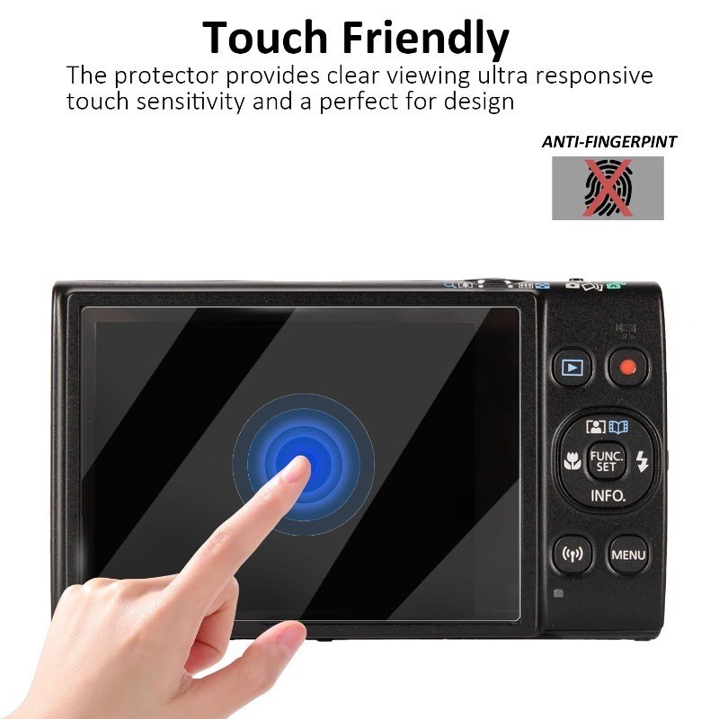 1-3 Chiếc 9H HD Kính Cường Lực Cho Canon 100D 1200D 1300D 1400D 1500D 2000D 200D II 200D 250D 3000D 