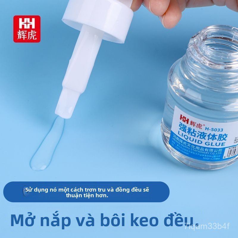 Keo dán lỏng trong suốt độ dính cao 65ml dùng cho thủ công văn phòng trường học