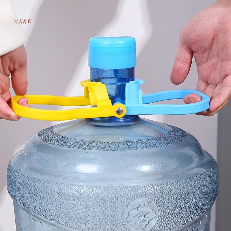 K & W Bình đựng nước đóng chai bằng nhựa Buet Tay cầm Thier Carry Handle Buets Tool Water Upset Bott