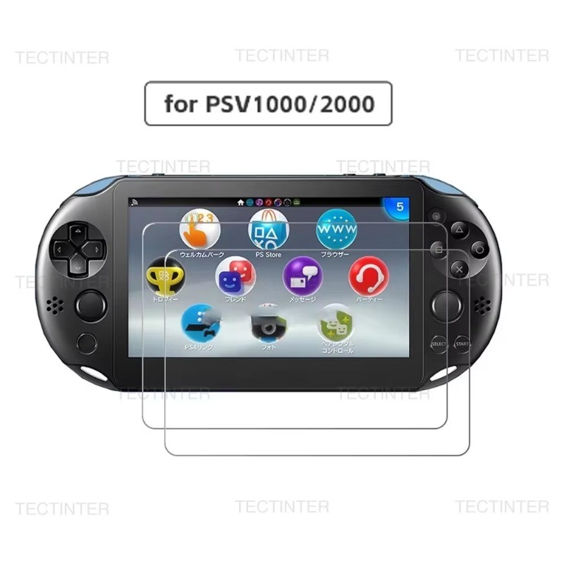 2 Chiếc Kính Cường Lực Cao Cấp Cho Sony PSV 2000 1000 PS Vita 2000 PS Vita1000 Bảo Vệ Màn Hình Phim 
