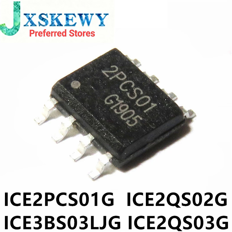 10 Chiếc ICE2PCS01G SOP8 ICE2PCS01 SOP 2PCS01 SOP-8 ICE2QS02G 2QS02G ICE2QS03G 2QS03G ICE3BS03LJG 3B
