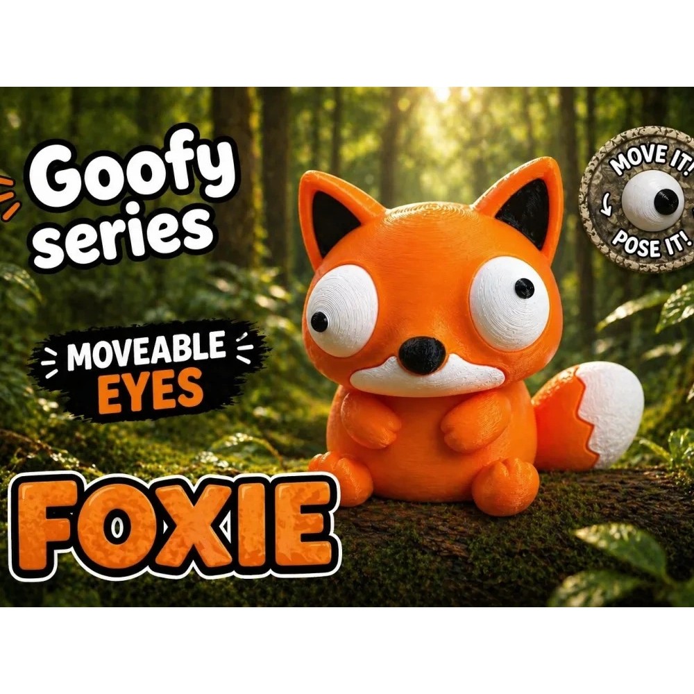 [Meow.sensei] Goofy Series – FOXIE Movable Eyes NOAMS