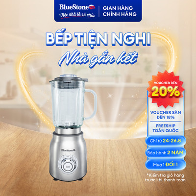 Máy Xay Sinh Tố Bluestonee BLB-5377 - 1000W - 1.75L - Cối thủy tinh - Bảo hành 2 năm