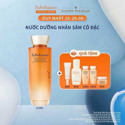 Nước Dưỡng Ẩm Nhân Sâm Ngăn Ngừa Lão Hóa 150ml - Sulwhasoo Concentrated Ginseng Rejuvenating Water