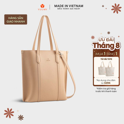 Túi Yuumy (Thời trang nữ công sở dáng đứng - Túi xách da Bergen YTX55) Bagsmart
