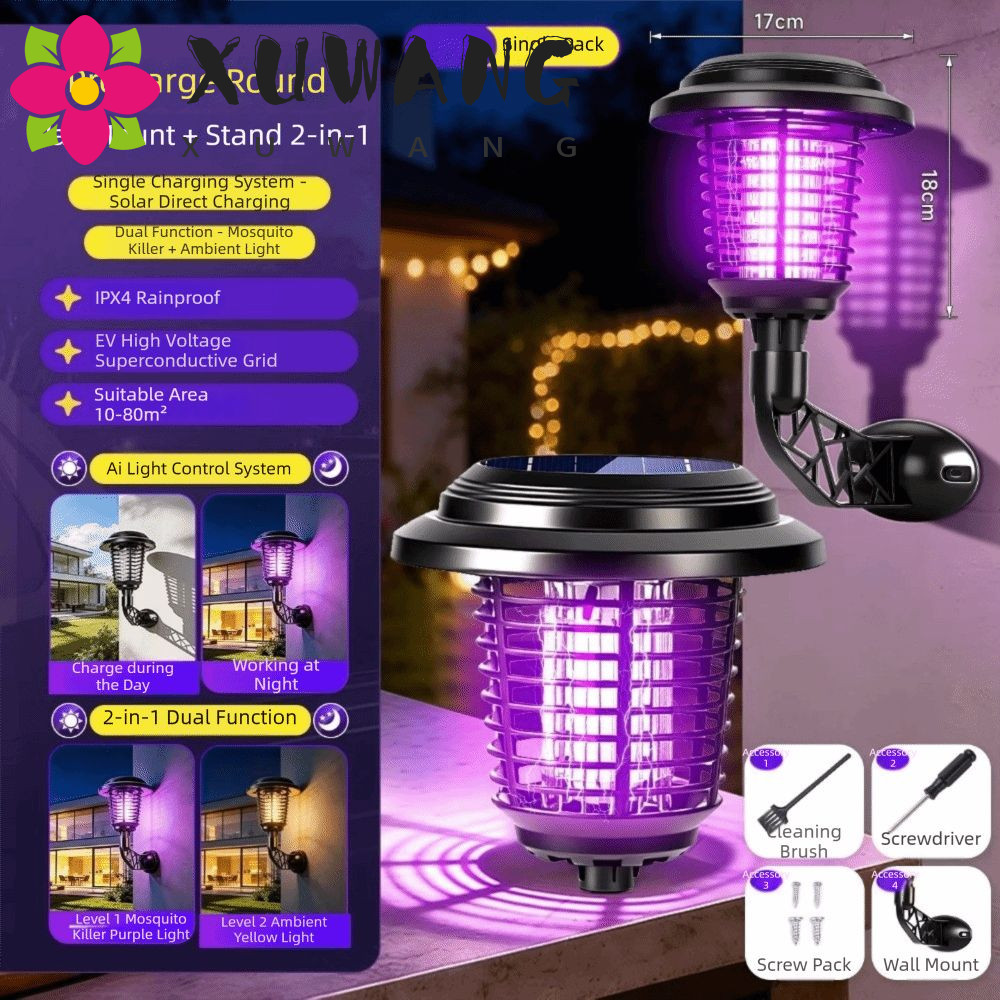 Đèn diệt muỗi XUWANG Đèn cỏ chống nước Orchard