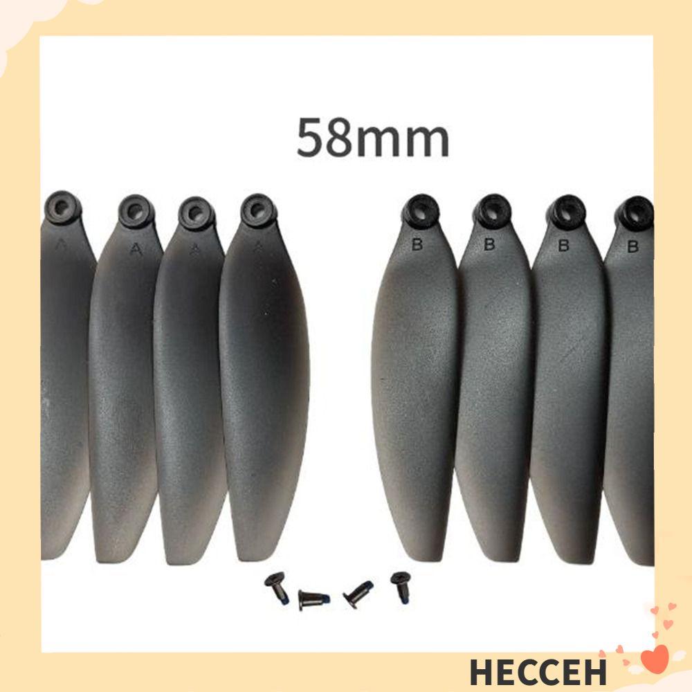 Lưỡi cánh quạt gấp HECCEH, Phụ tùng máy bay không người lái điều khiển từ xa màu đen 58mm / 66mm, Lư